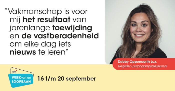 Week van de Loopbaan_vakmanschap_Debby Oppenoorth